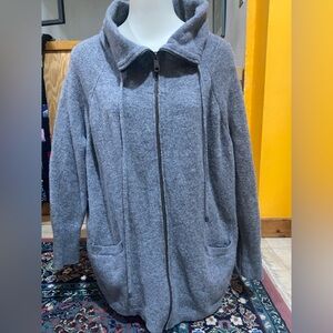 Vintage Full Zip Wool Sweater